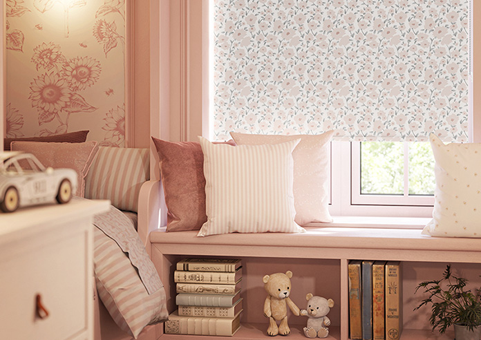 Poppy Field, Rose Gold - Twist&Fit Roller Blind - Image 5